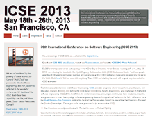 Tablet Screenshot of 2013.icse-conferences.org